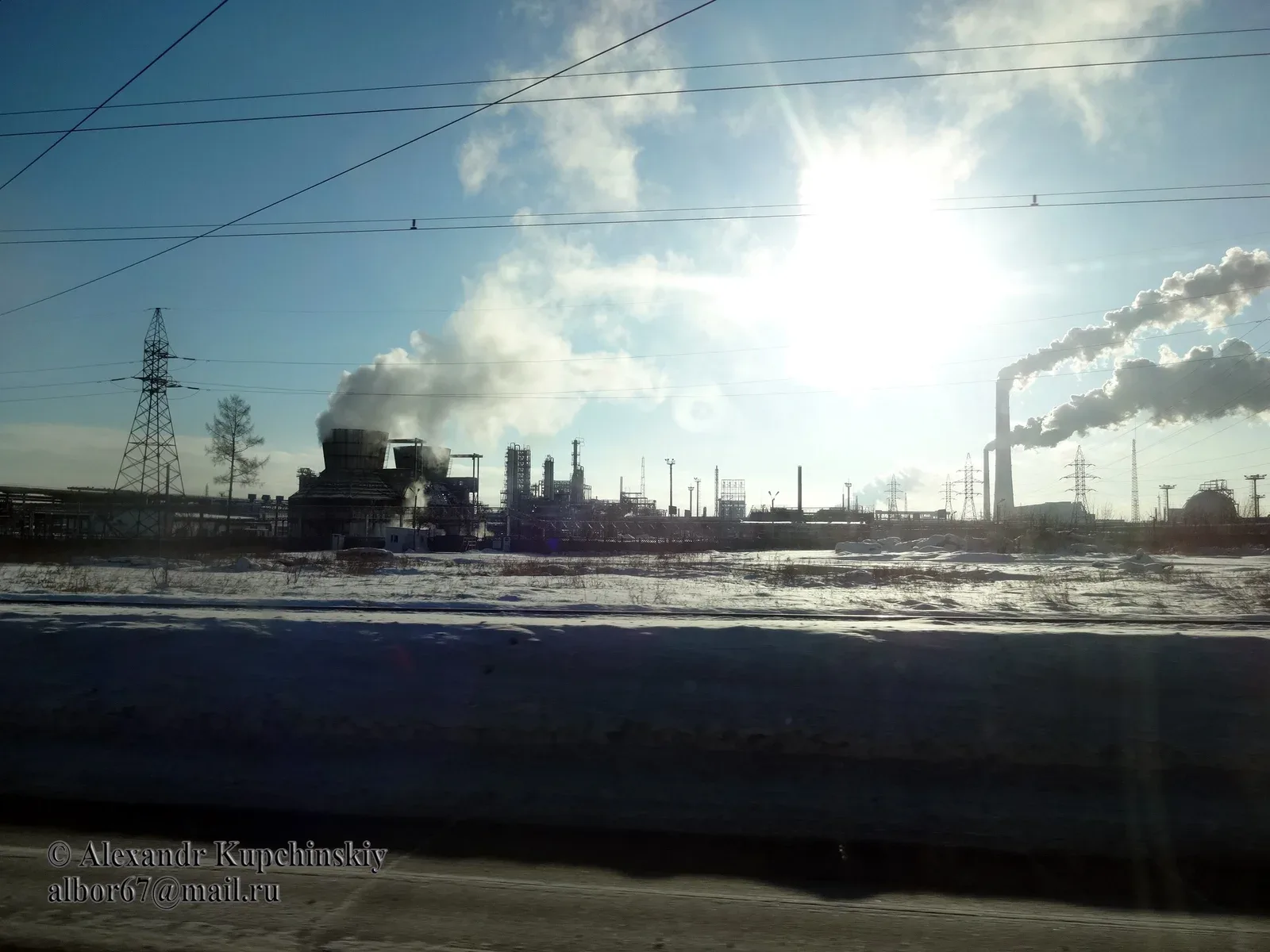 Olieraffinaderij in Angarsk in Rusland